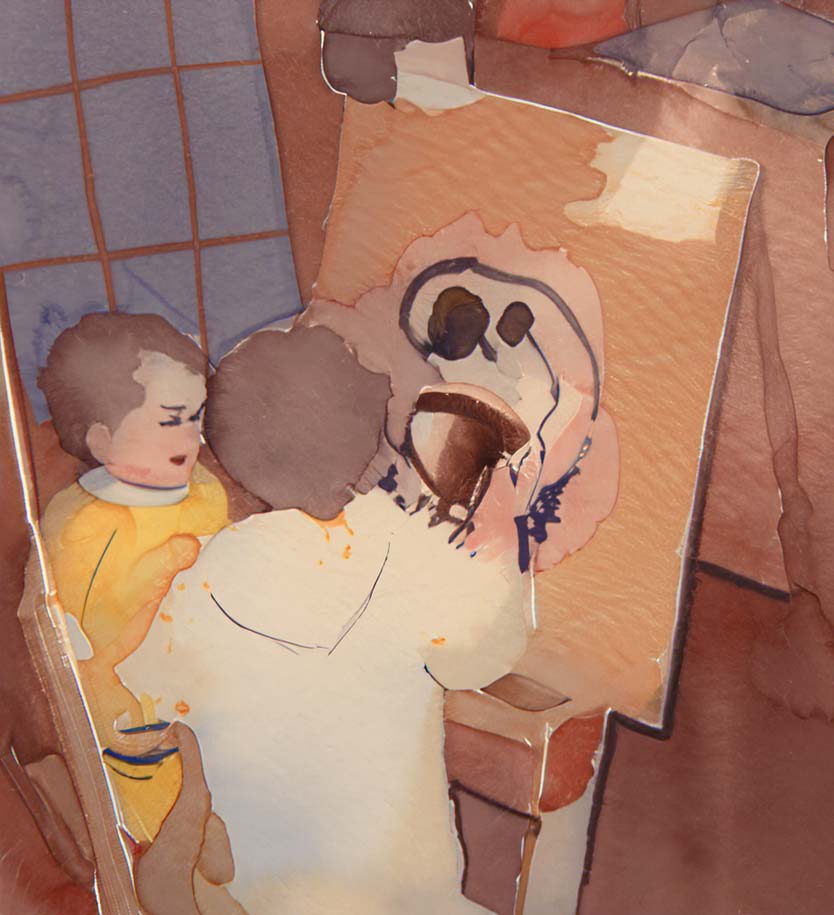 David Berlinguette at his easel, 1972