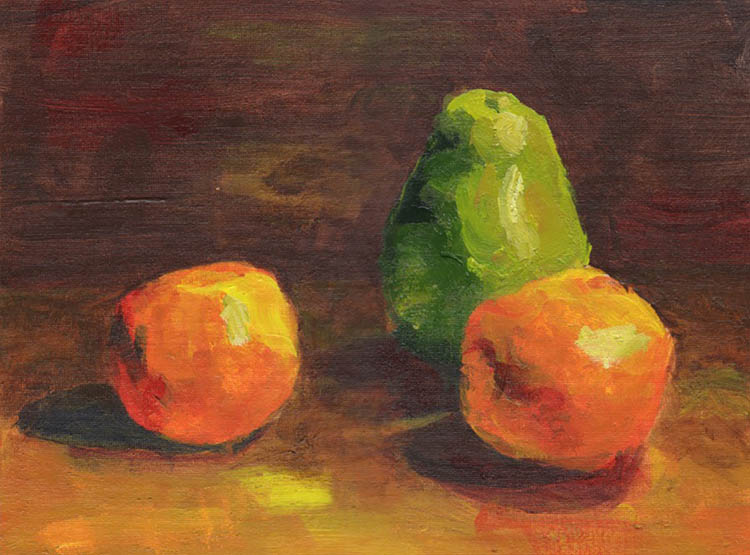 Still life painting, 2015.