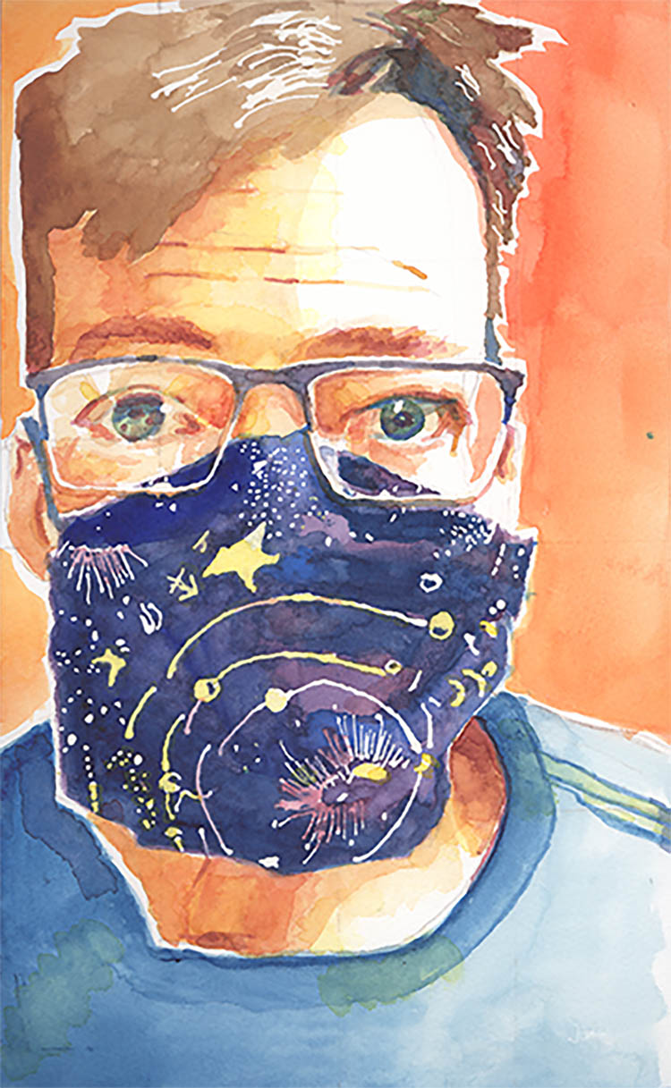 Mask Project portrait — Phil.