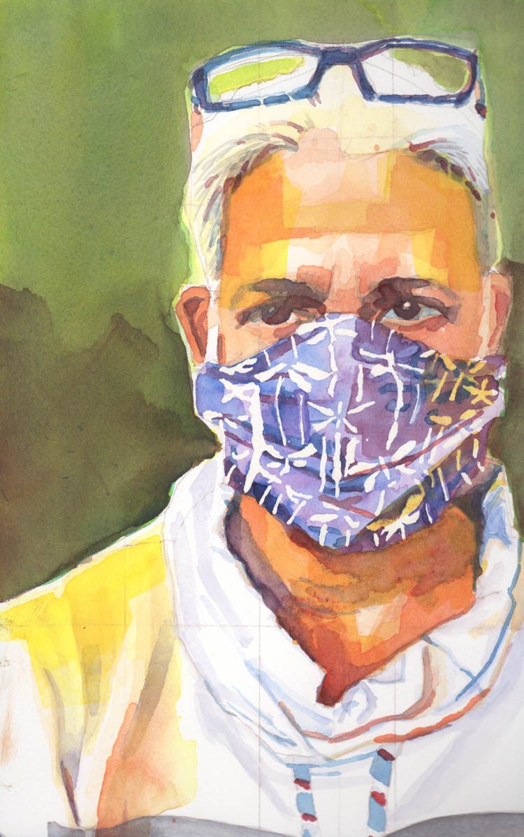 Mask Project portrait — Susan.