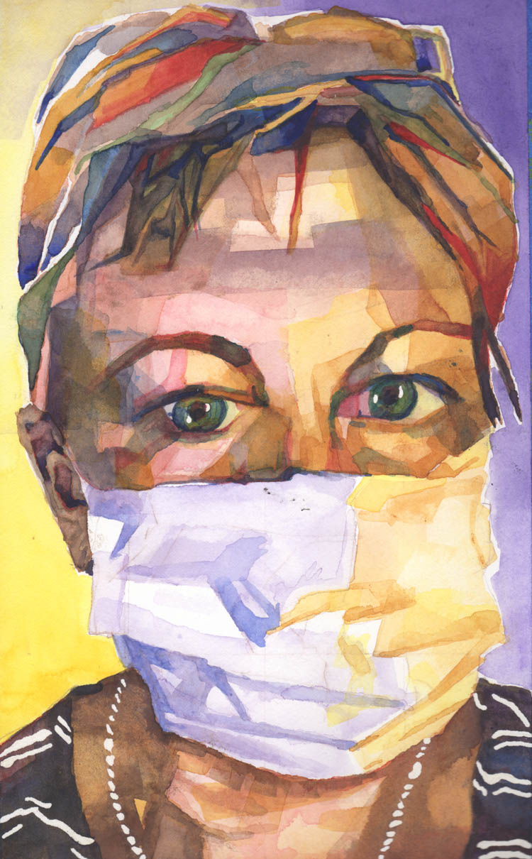 Mask Project portrait — Linda Alexander.