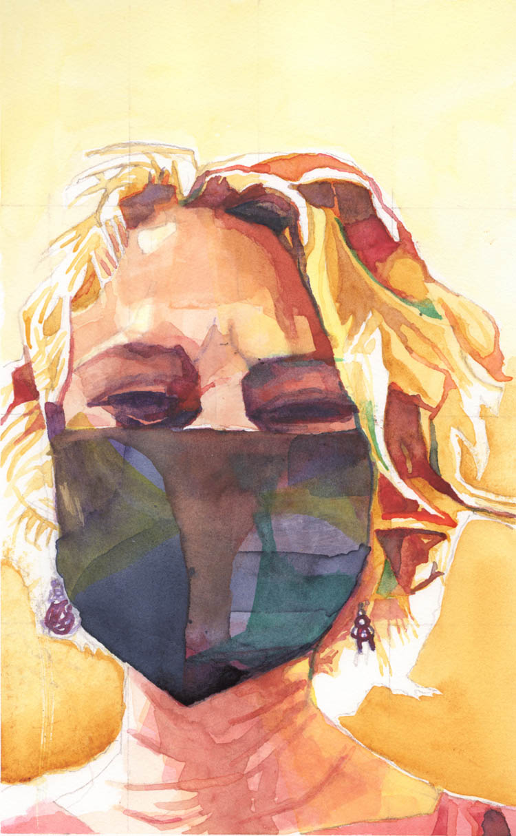 Mask Project portrait — Nancy.