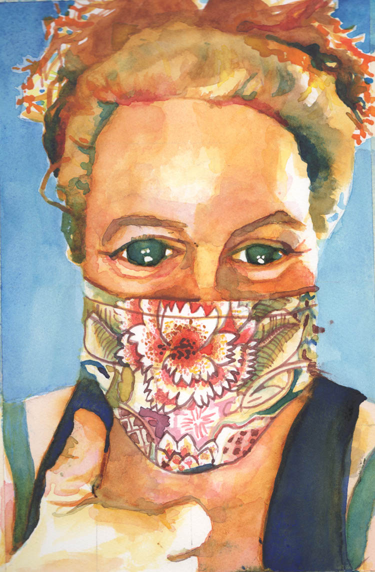 Mask Project portrait — Leslie.
