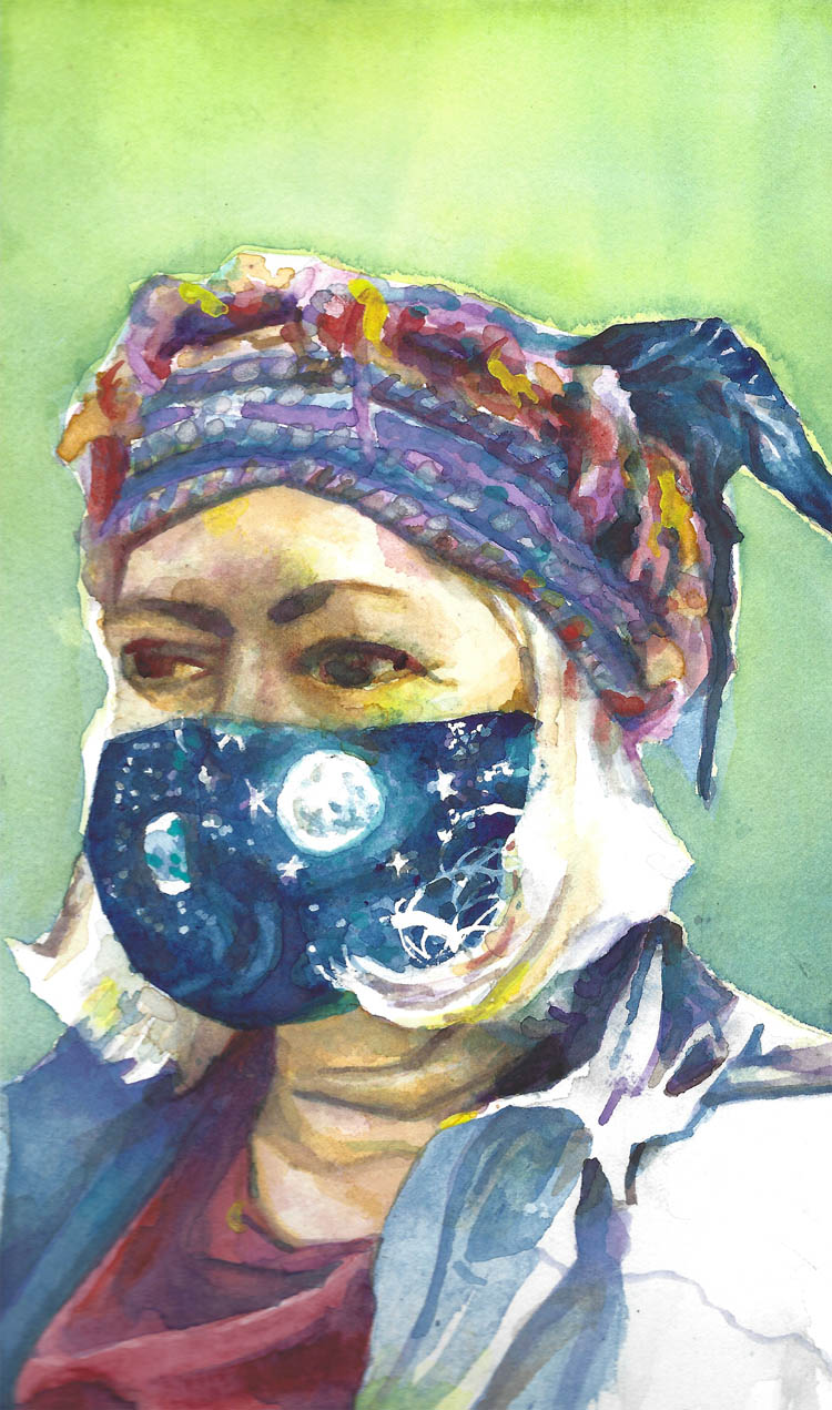Mask Project portrait — Laura Critchlow Dillaway.