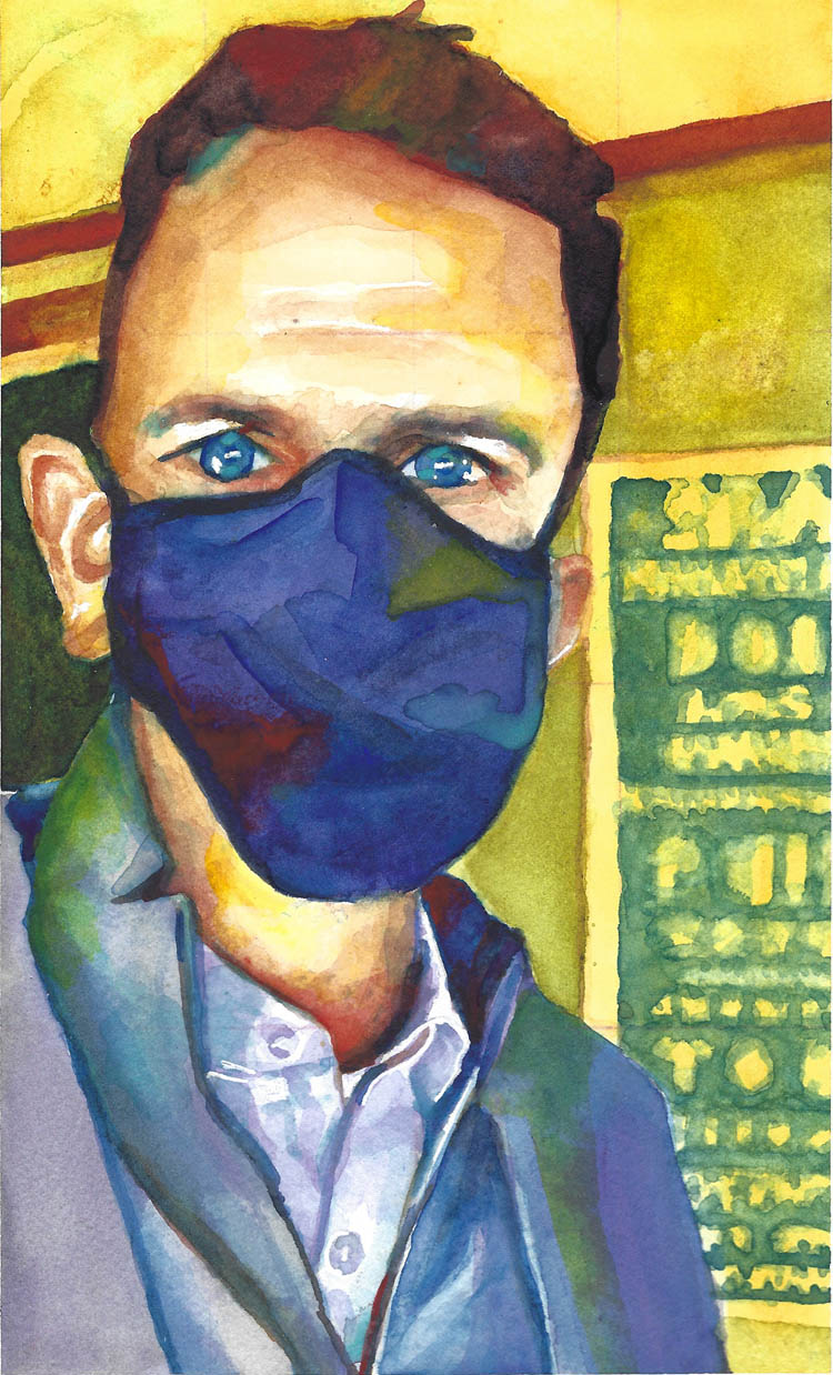 Mask Project portrait — KOMO Steve.
