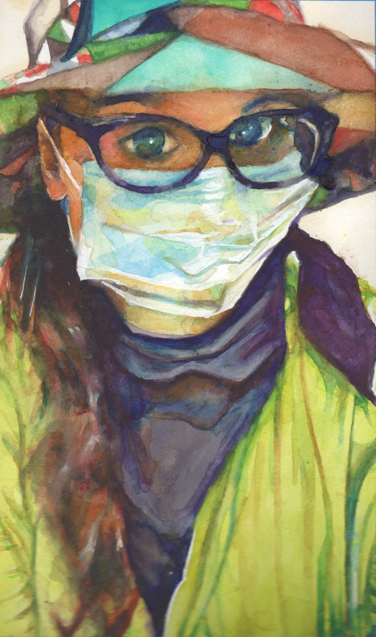 Mask Project portrait — Quilty 3000.